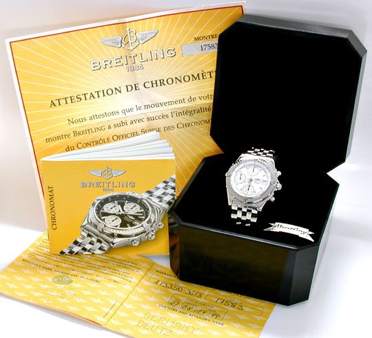 Foto 5 - Breitling Chronomat, ST Chronograph Chronometer! Topuhr, U1909